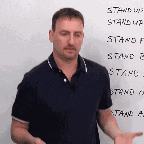 Stand Up Adam GIF