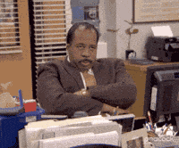 Stanley The Office Cross Arms Disappointed GIF