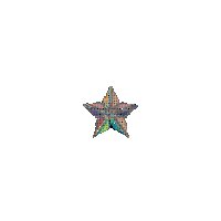 Star Colorful Sticker