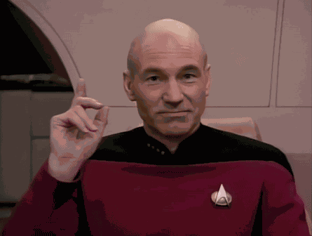 Star Trek Sir Patrick Stewart GIF