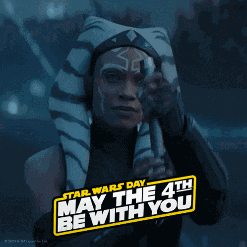 Star Wars Day Ahsoka GIF
