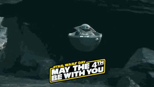 Star Wars Day Grogu GIF
