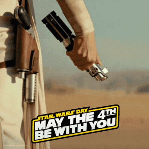 Star Wars Day Rey GIF