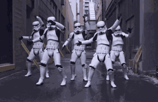 Star Wars Happy Dancing GIF