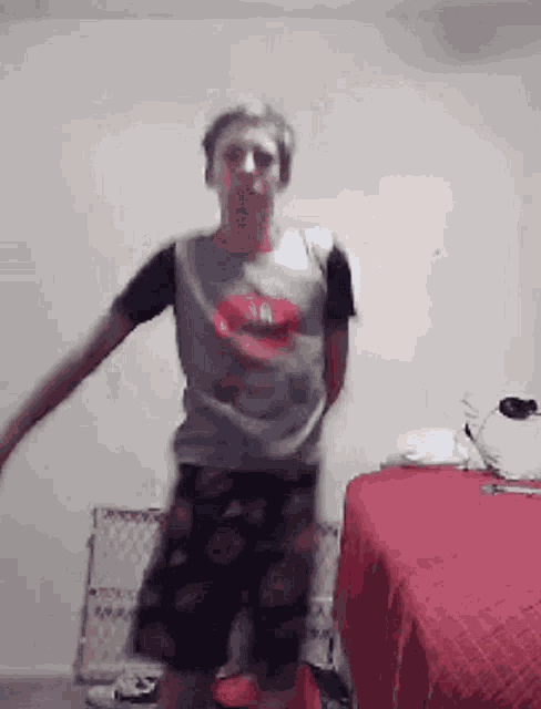 Starby Flossing In His Room Ethan Starby Fortnite Dancing Floss Fortnite Ethan GIF