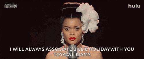 Stare Billie Holiday GIF