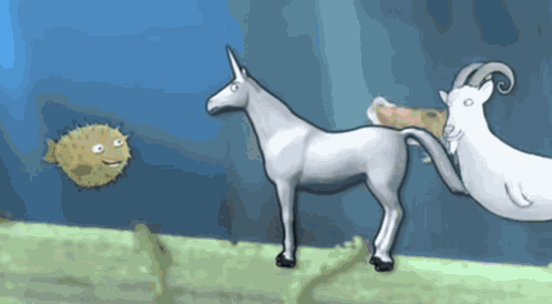 Starfish Charlie The Unicorn GIF