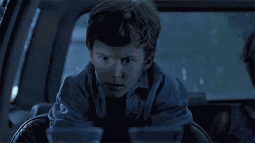 Staring Earthquake GIF
