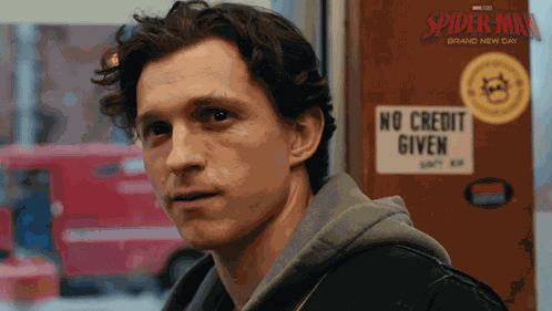 Staring Peter Parker GIF