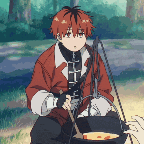 Stark Cooks Sousou No Frieren GIF