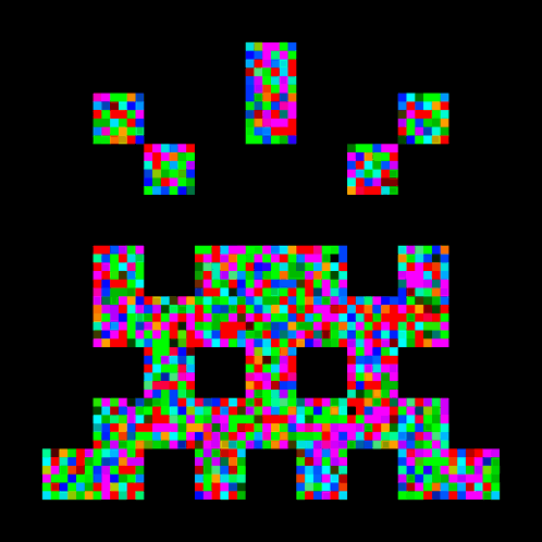 Static Alien Pixel Art GIF