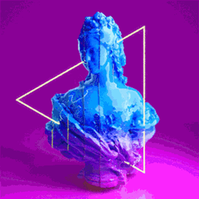 Statue Vaporwave GIF