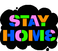 Stay Home And Give Thanks Thankful Sticker