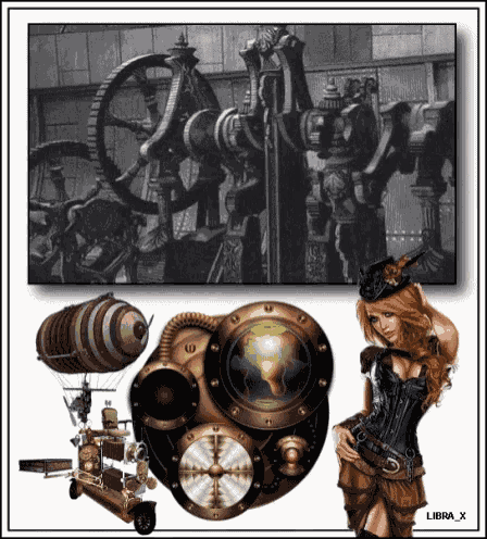 Steampunk Machine GIF