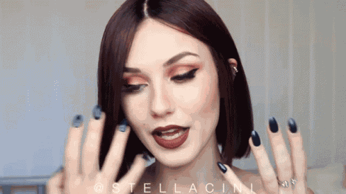 Stella Cini Long Nails GIF