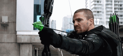Stephen Amell Green Arrow GIF