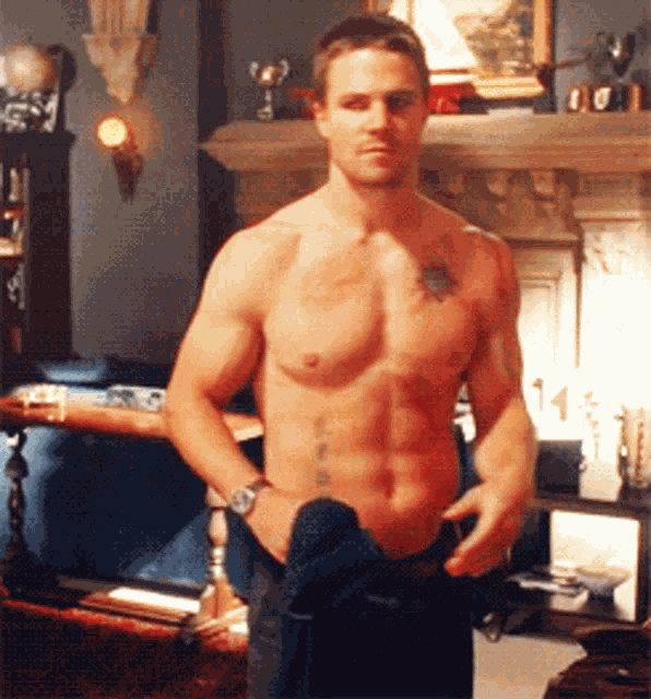 Stephen Amell Oliver Queen GIF
