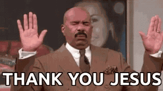 Steve Harvey Thank You Jesus GIF