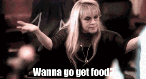 Stevie Nicks Food GIF