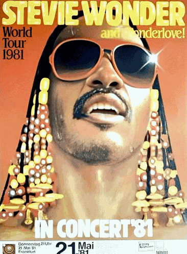 Stevie Wonder Music GIF