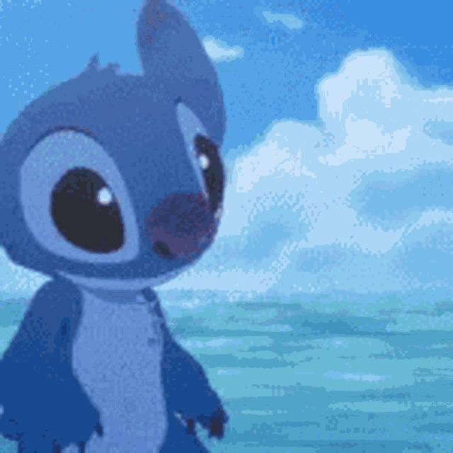 Stich And Angel Hug GIF