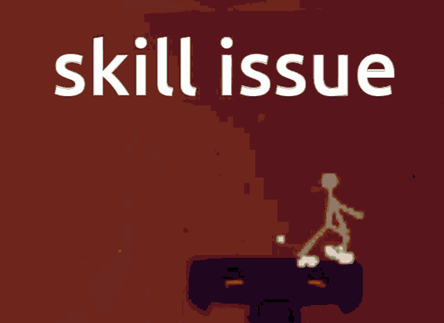 Stick Fight Skill Issue GIF