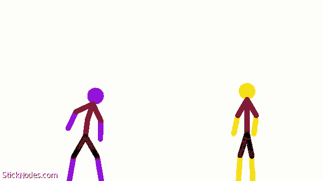Stick Man Fight GIF