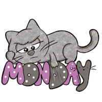 Sticker Cat Sticker Monday Sticker