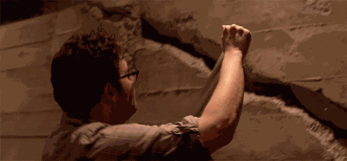 Sticking Duct Tape To A Huge Wall Crack Seth Rogen GIF