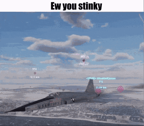 Stinky Plane GIF