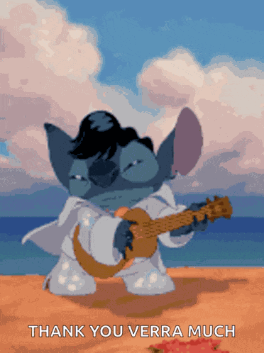 Stitch Elvis GIF
