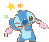 Stitch Embarrassed Sticker