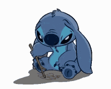 Stitch Sad Sad Stitch GIF
