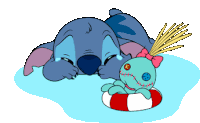 Stitch Sad Sticker
