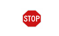 Stop Sign Enough Sticker