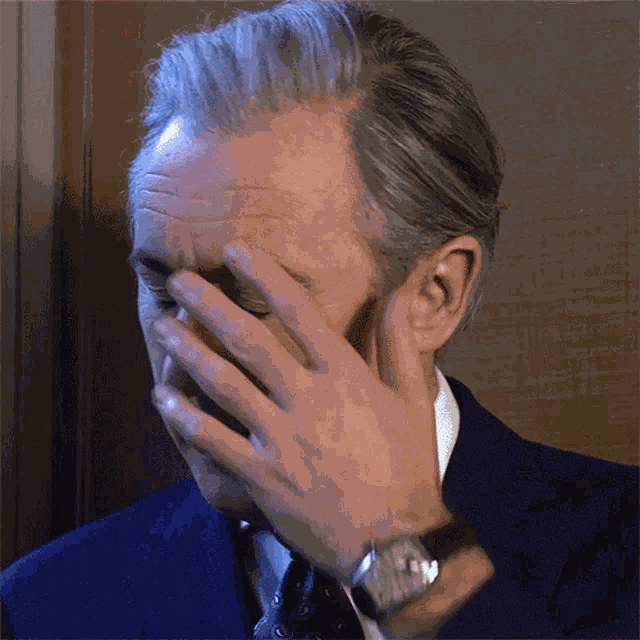 Stressed Out Eli Gold GIF