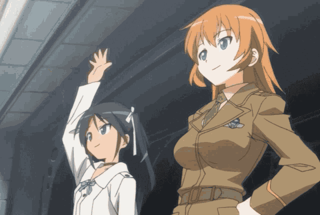 Strike Witches Luchini Strike Witches Yeager GIF