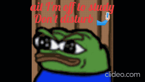 Study Don'T Disturb Exit GIF