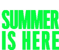 Summer Is Here Edm Sticker