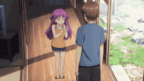 Summer Pockets Katou Umi GIF