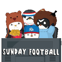Sunday Football Sunday Superbowl Sticker