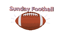Sunday Football Sticker