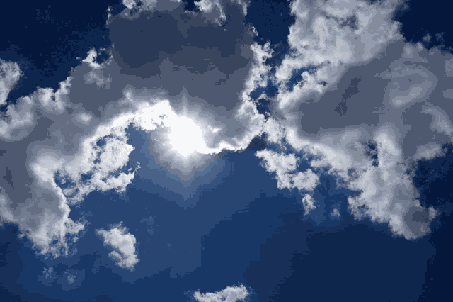 Sunny Bluesky GIF