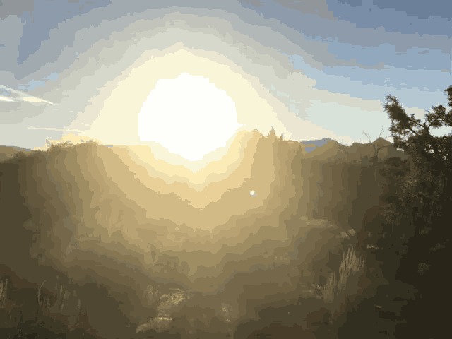 Sunrise Desert GIF