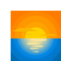 Sunrise Joypixels Sticker