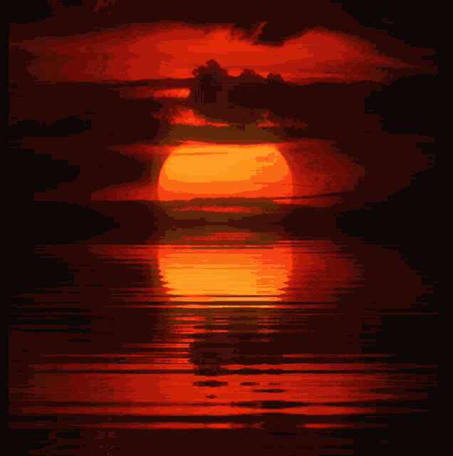 Sunset Ocean GIF