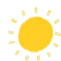 Sunshine Happy Birthday Sticker