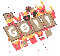 Super Bowl Go Team Sticker