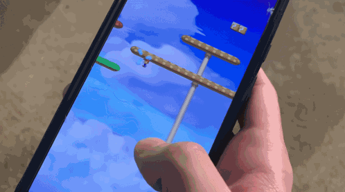 Super Mario Run Phone GIF