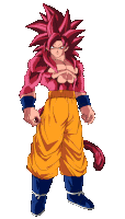 Super Saiyan 4 God Goku Sticker